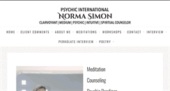 Desktop Screenshot of normasimon.com